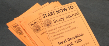 Study abroad information meeting flyer